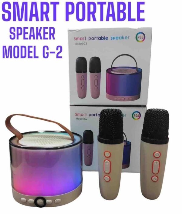 Karaoke speakers with 2 Mikes